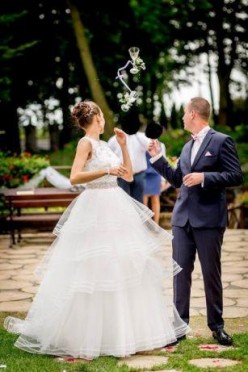 Włoska suknia ślubna