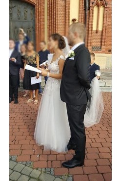 Suknia Ślubna, Gabbiano Inji, kolekcja 2018