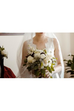 Romantyczna suknia ślubna