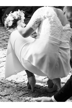 Wyszczuplająca suknia ślubna