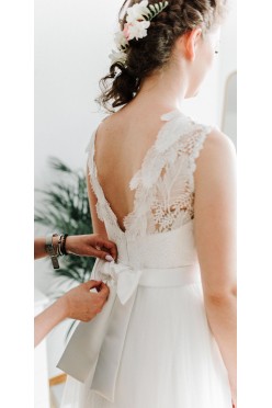 Koronkowa suknia ślubna 36/38