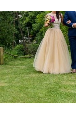 piękna, oryginalna, zwiewna suknia wg własnego projektu