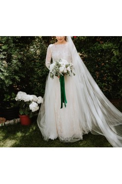 Suknia ślubna zaprojektowana przez Sylwię Kopczyńską