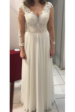 Prześliczna suknia ślubna ecru