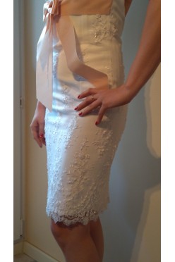 Suknia ślubna krótka marki MUSES