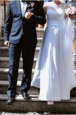 Przepiękna sukienka Margarett Malve 2018 welon gratis