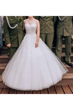 Suknia ślubna w kolorze szampana