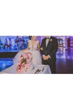 Suknia ślubna Samantha Agnieszka Światły + welon 3,5 m