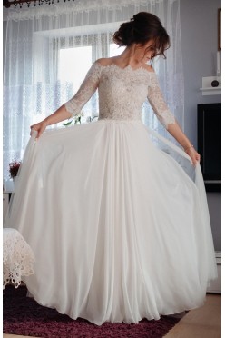 Suknia ślubna projektu Sylwii Kopczyńskiej + 2 welony gratis