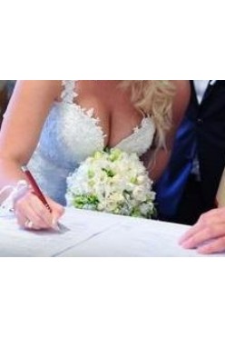 Suknia ślubna Sposabella 1416 rybka 38/40