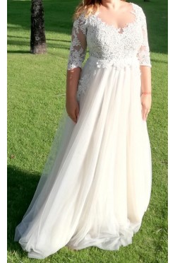 Oryginalna suknia ślubna stylizowana na Maggio Ramatti Kasey