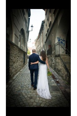 Suknia ślubna Agnes rustykalna