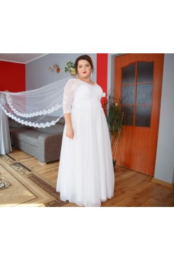 Suknia ślubna plus size 46-48-50