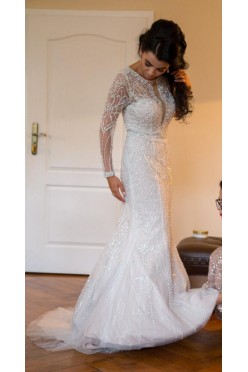 Justin Alexander 9894 kolor Nude suknia ślubna