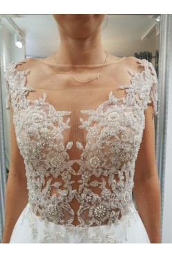 Suknia Ślubna kryształy Swarovskiego r. 36 kolekcja 2018