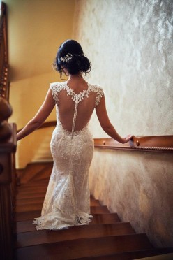 Wyjątkowa suknia ślubna! Przepiękna, ekskluzywna koronka!