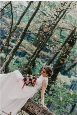 Piękna! romantyczna suknia ślubna