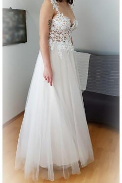 Romantyczna Suknia ślubna 36-38