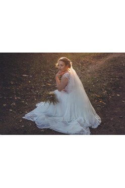 Suknia ślubna muślinowa Dajana Mari-Lill rozmiar 36-38