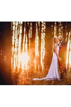 Prosta suknia ślubna - na wzór pronovias