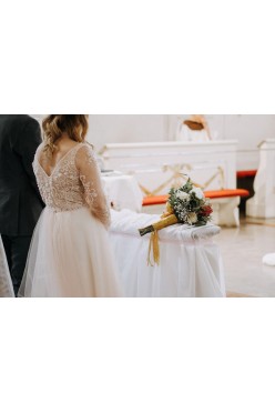 Niepowtarzalna, wyjątkowa suknia ślubna od projektantki