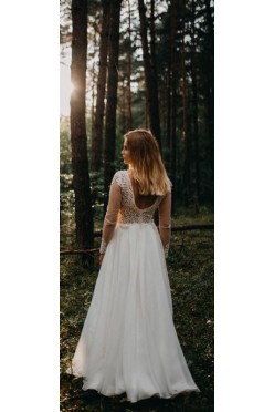 Suknia ślubna zwiewna, boho - firma Gala, rozm. 36/38