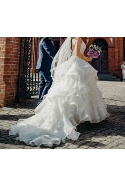 MORI LEE 51204 tren 38 falbany wyjątkowa!