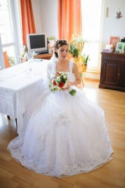 Suknia ślubna Anne Mariee, biała