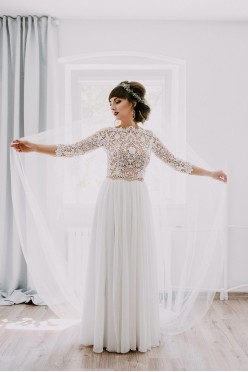 Suknia ślubna projektu Patrycji Pardyki