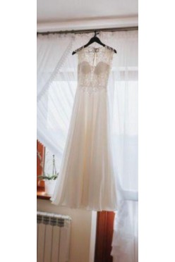 Suknia ślubna z trenem