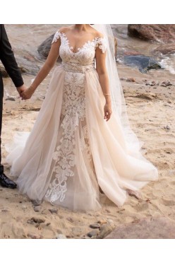 Suknia ślubna dopinany tren Gabbiano  Warszawa