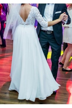 Zjawiskowa suknia ślubna (Sylwa Kopczynska)