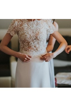 Zmysłowa, romantyczna Suknia Ślubna rozm. XS/S z trenem