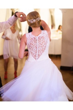 krótka suknia ślubna