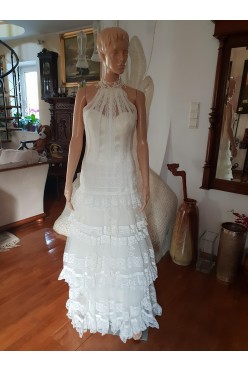 LA SPOSA EMELINA unikatowa hiszpańska koronkowa suknia