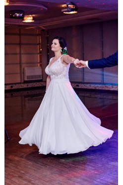 Piękna muślinowa suknia ślubna r 38 Kraków