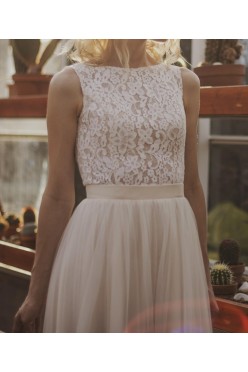 Rustykalna suknia ślubna