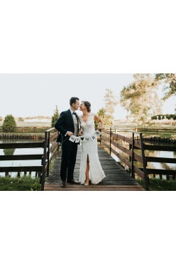 Viola Piekut Lilly długa z trenem 2018