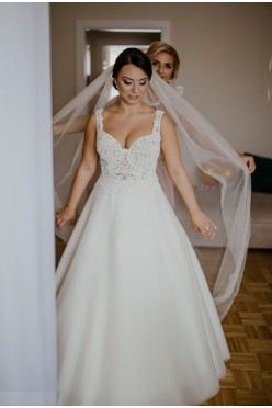 Suknia ślubna Tesoro Rimini ivory r. 38