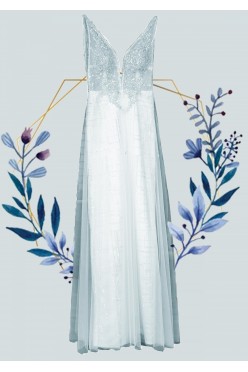 Suknia ślubna wg własnego projektu.