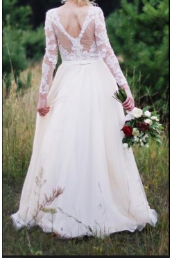 Suknia śubna AMY LOVE, kolor nude