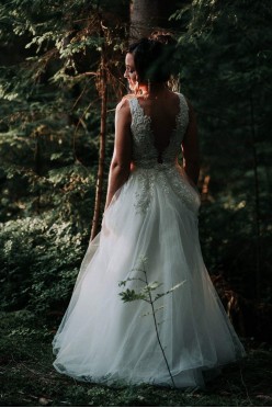 Suknia ślubna S/M 169cm + 6cm obcas