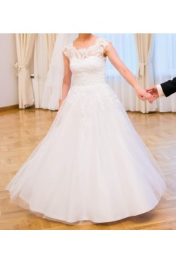 Suknia ślubna rozmiar 36/38 169 cm + 6 cm obcas