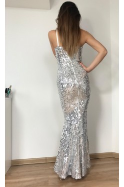 Suknia rybka Cekinowa rozmiar 34/XS