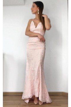 Suknia na poprawiny z trenem rozmiar S