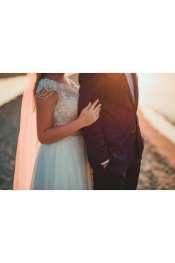 Suknia ślubna 38 170 cm +5 cm Koronka