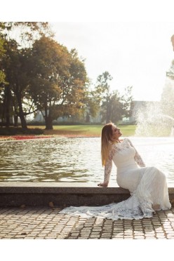 Zjawiskowa suknia ślubna, r. 38, 163 + 7 cm obcas.