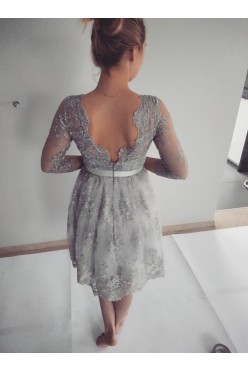 Suknienka chi chi London srebrna 40