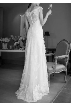 Suknia ślubna - włoska koronka 1500 zł