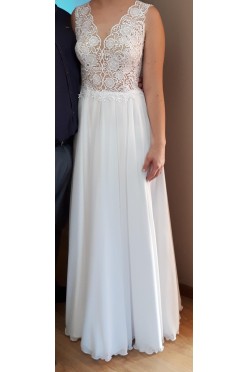 Suknia ślubna w bardzo dobrym stanie/ Cena do negocjacji